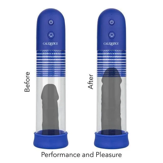 Admiral Rechargeable Rock Hard Automatic Penis Pump Kit Blue