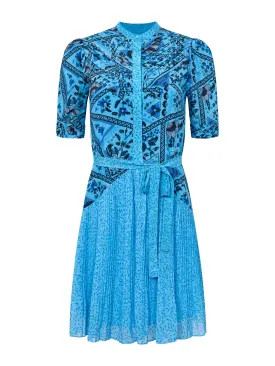 Ally Dress in Alam Patchwork Sky