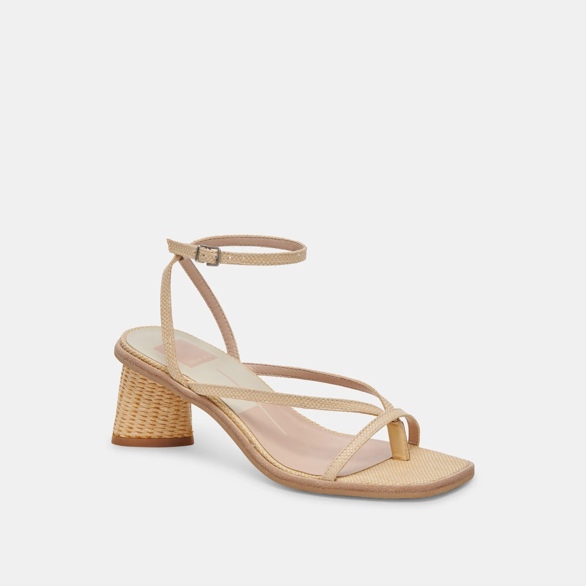 BANITA SANDALS LT NATURAL RAFFIA