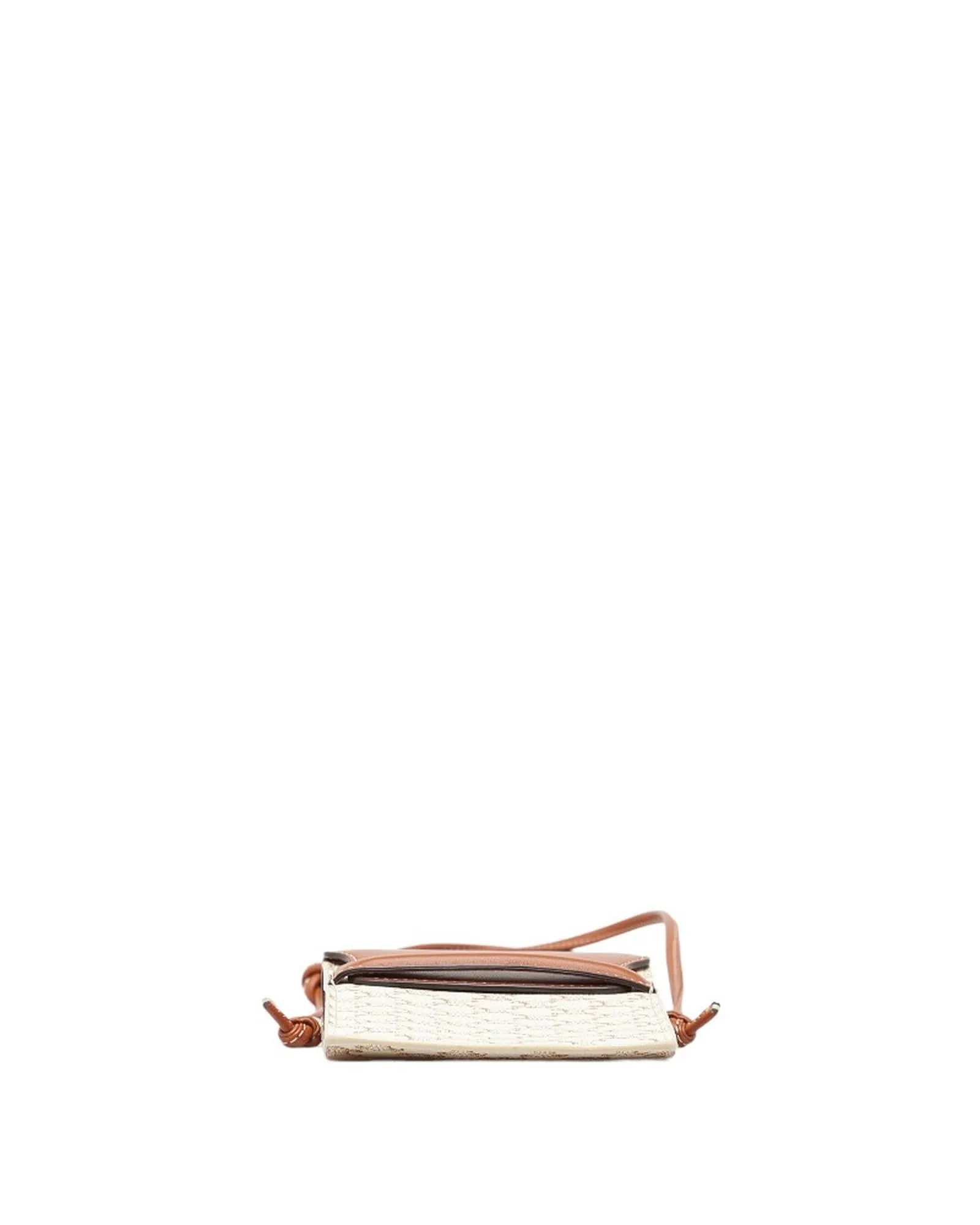 Canvas & Leather Phone Holder Bag by Celine