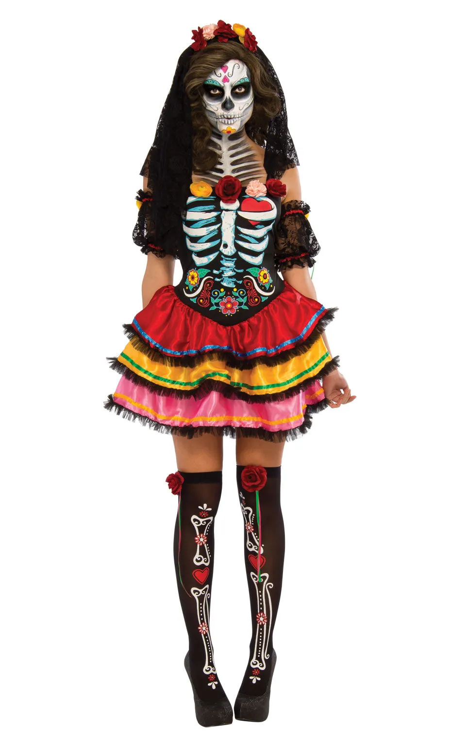 Day Of The Dead Senorita Costume Women's