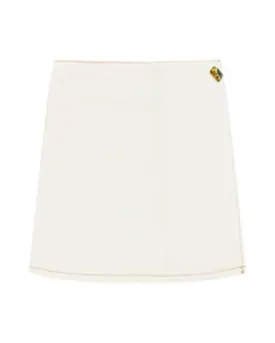 Ganni Wrap Skirt White