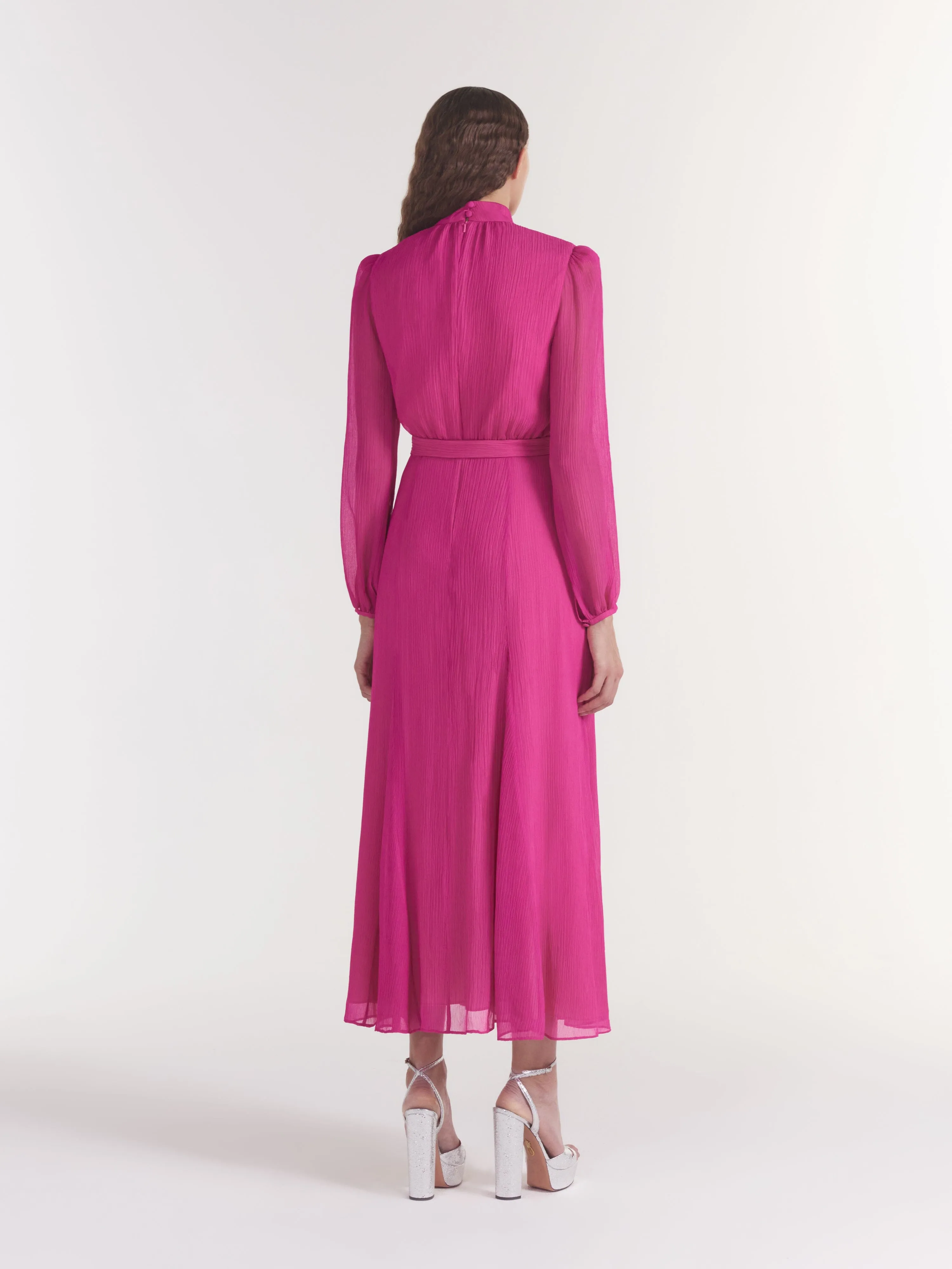 Jacqui B Dress in Posey Pink