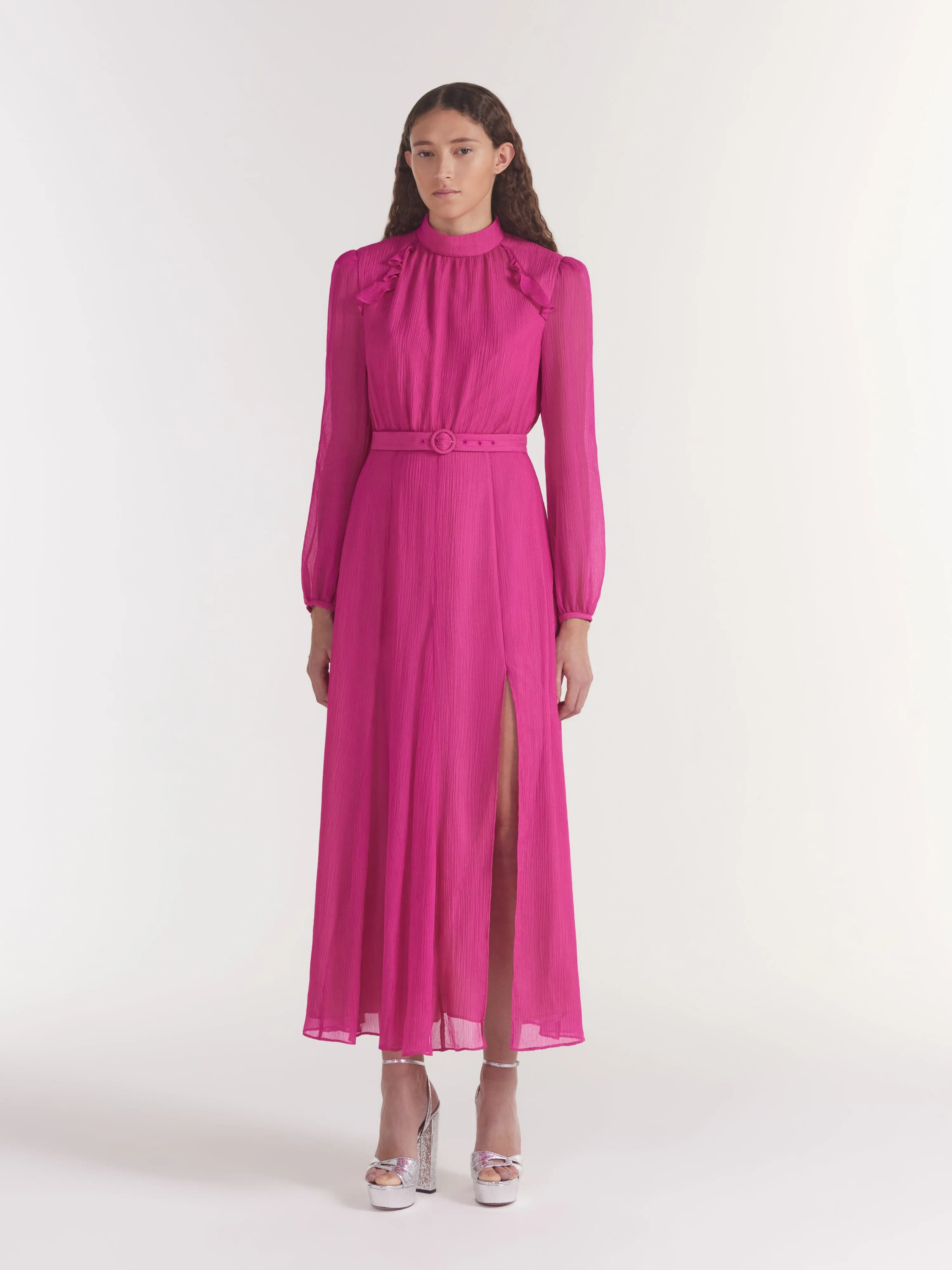 Jacqui B Dress in Posey Pink