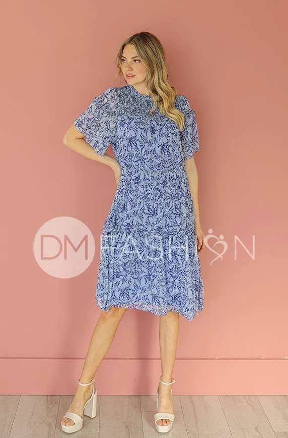 Kara Navy Dress - DM Exclusive - Maternity Friendly - FINAL FEW