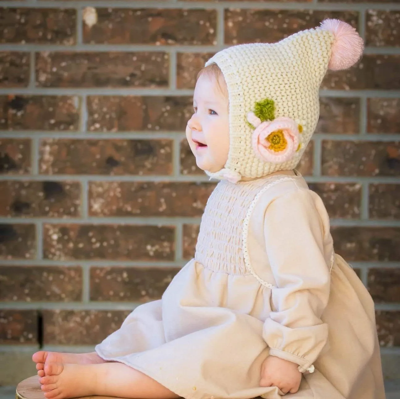 Natural Poppy Bonnet