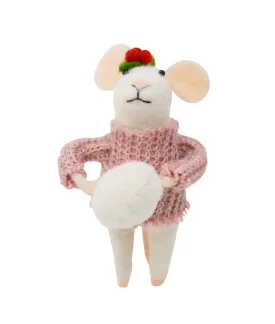 Ornament - Mouse w/ Pink Sweater