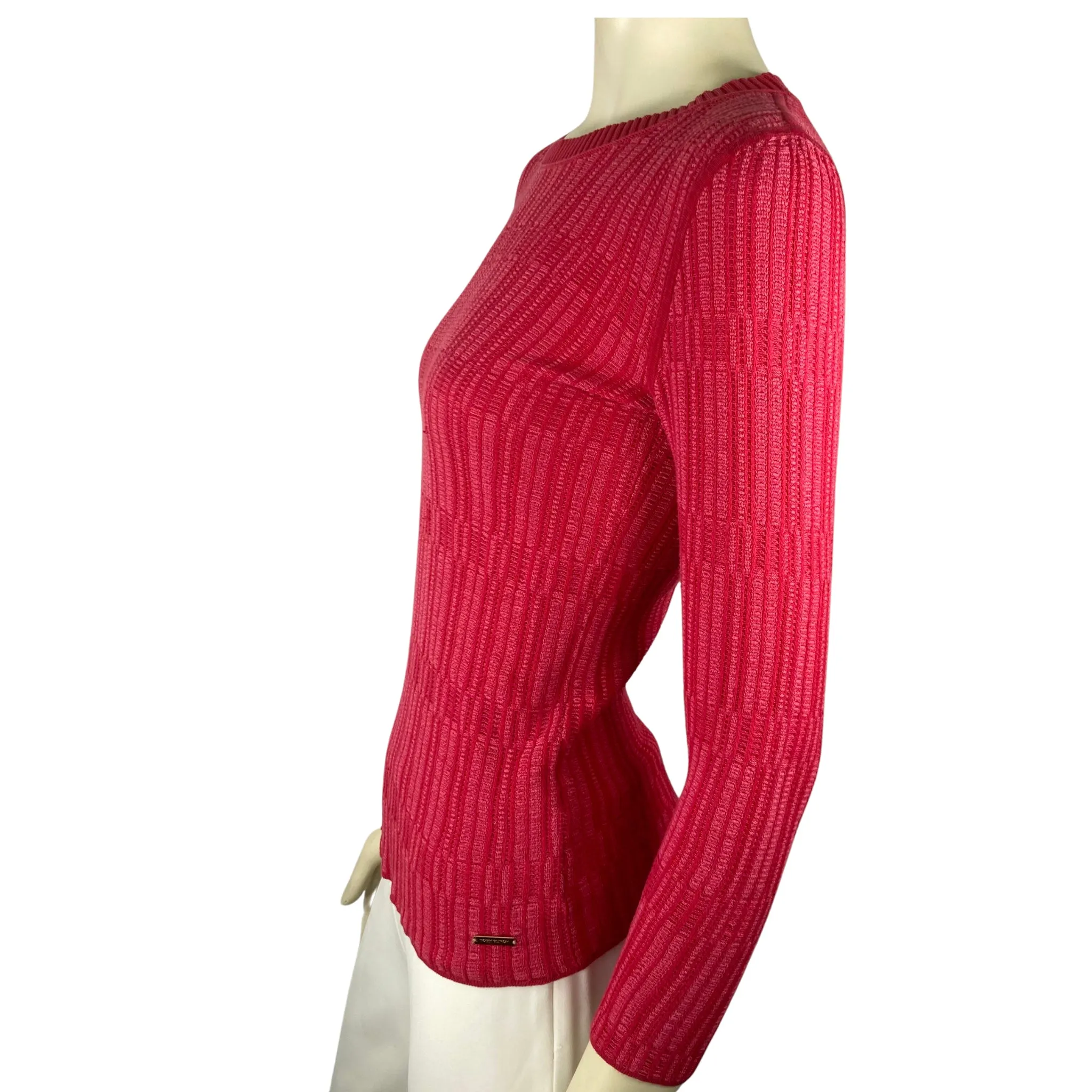 Pink Knit Sweater (XS)