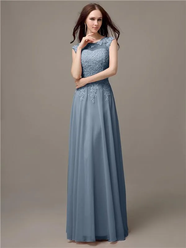 Unique Sweetheart Sleeveless A-line Floor-Length Bridesmaid Dresses