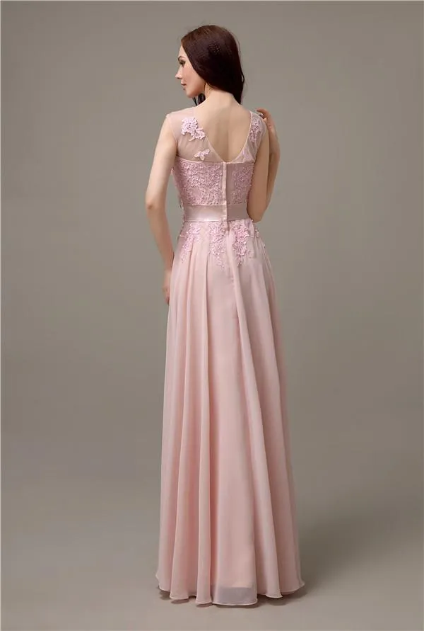 Unique Sweetheart Sleeveless A-line Floor-Length Bridesmaid Dresses