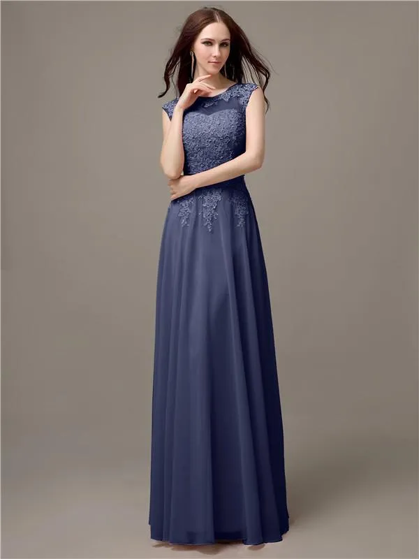 Unique Sweetheart Sleeveless A-line Floor-Length Bridesmaid Dresses