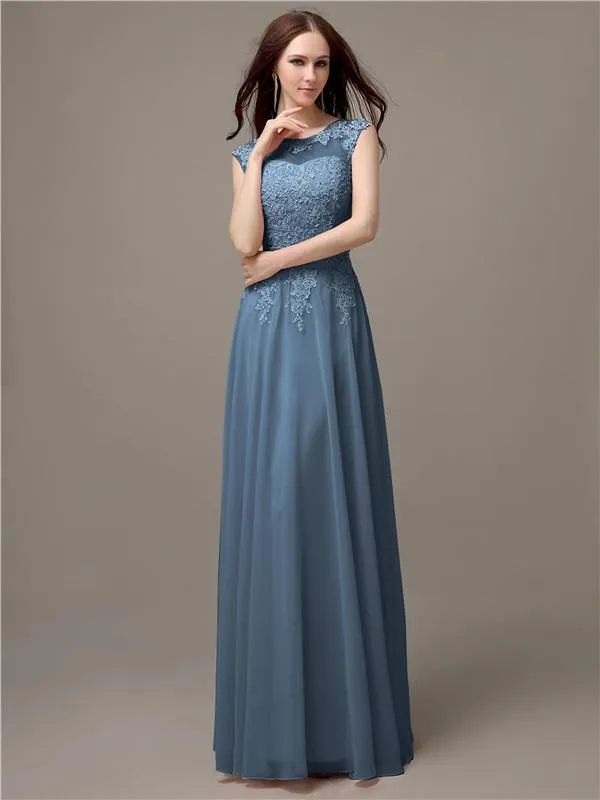 Unique Sweetheart Sleeveless A-line Floor-Length Bridesmaid Dresses